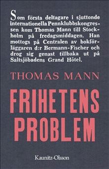 Frihetens problem, av Thomas Mann