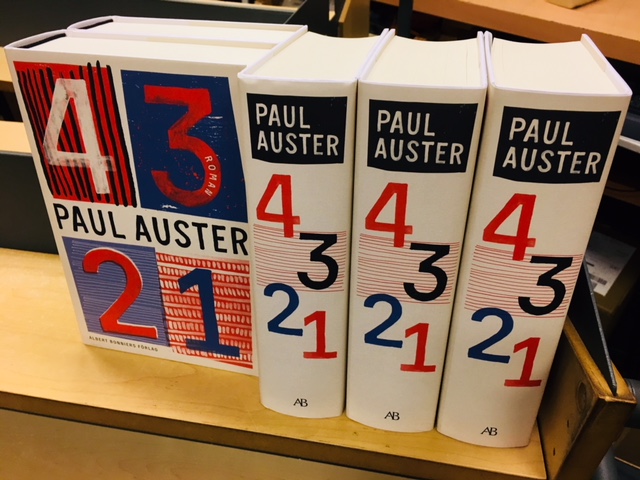 Paul Austers senaste roman 4321 – nu på svenska!